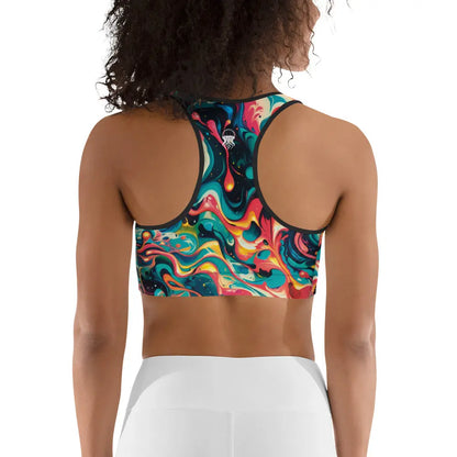 Sports Bra - Celestial Splash | Stylish & Supportive by Jelly Kvlt