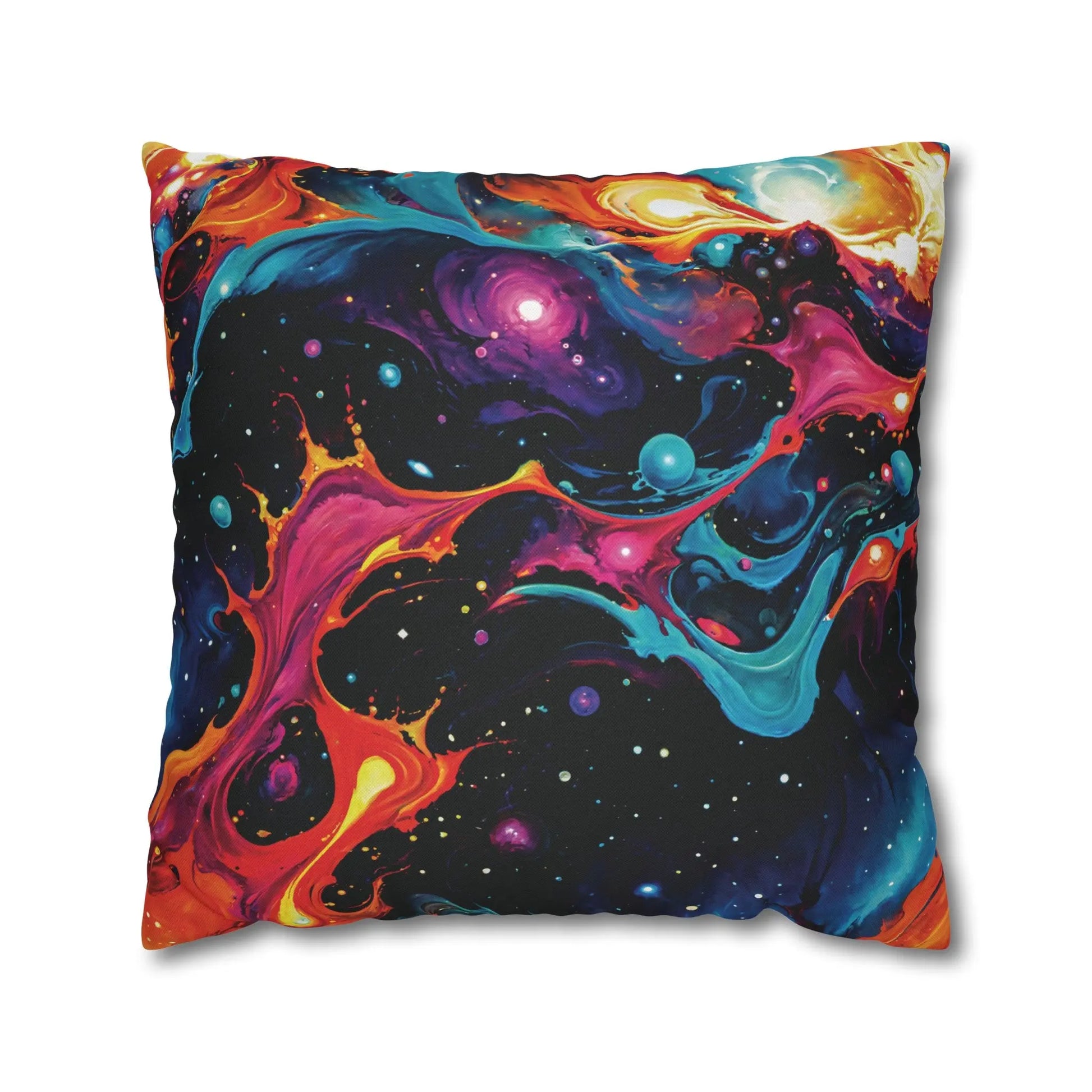 Square Pillow Case - Astral Tempest - by Jelly Kvlt