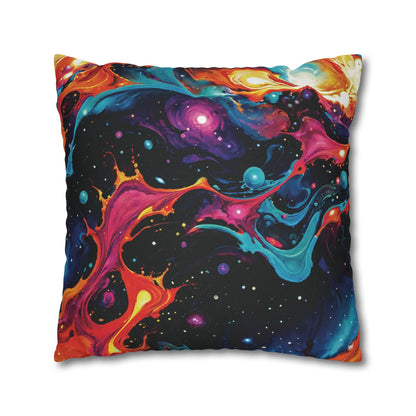 Square Pillow Case - Astral Tempest - by Jelly Kvlt