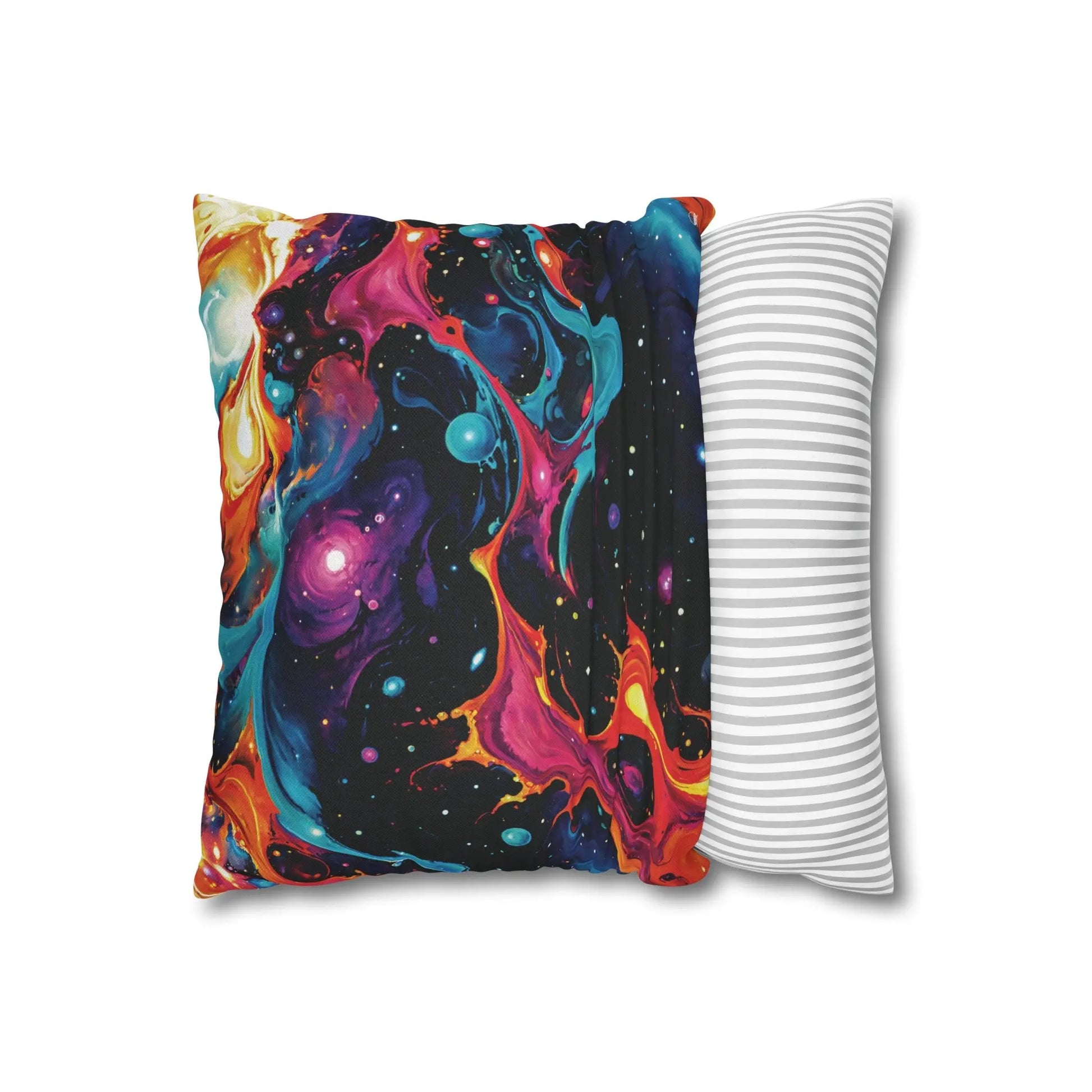 Square Pillow Case - Astral Tempest - by Jelly Kvlt