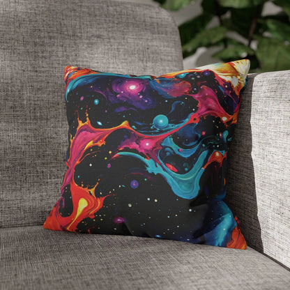 Square Pillow Case - Astral Tempest - by Jelly Kvlt