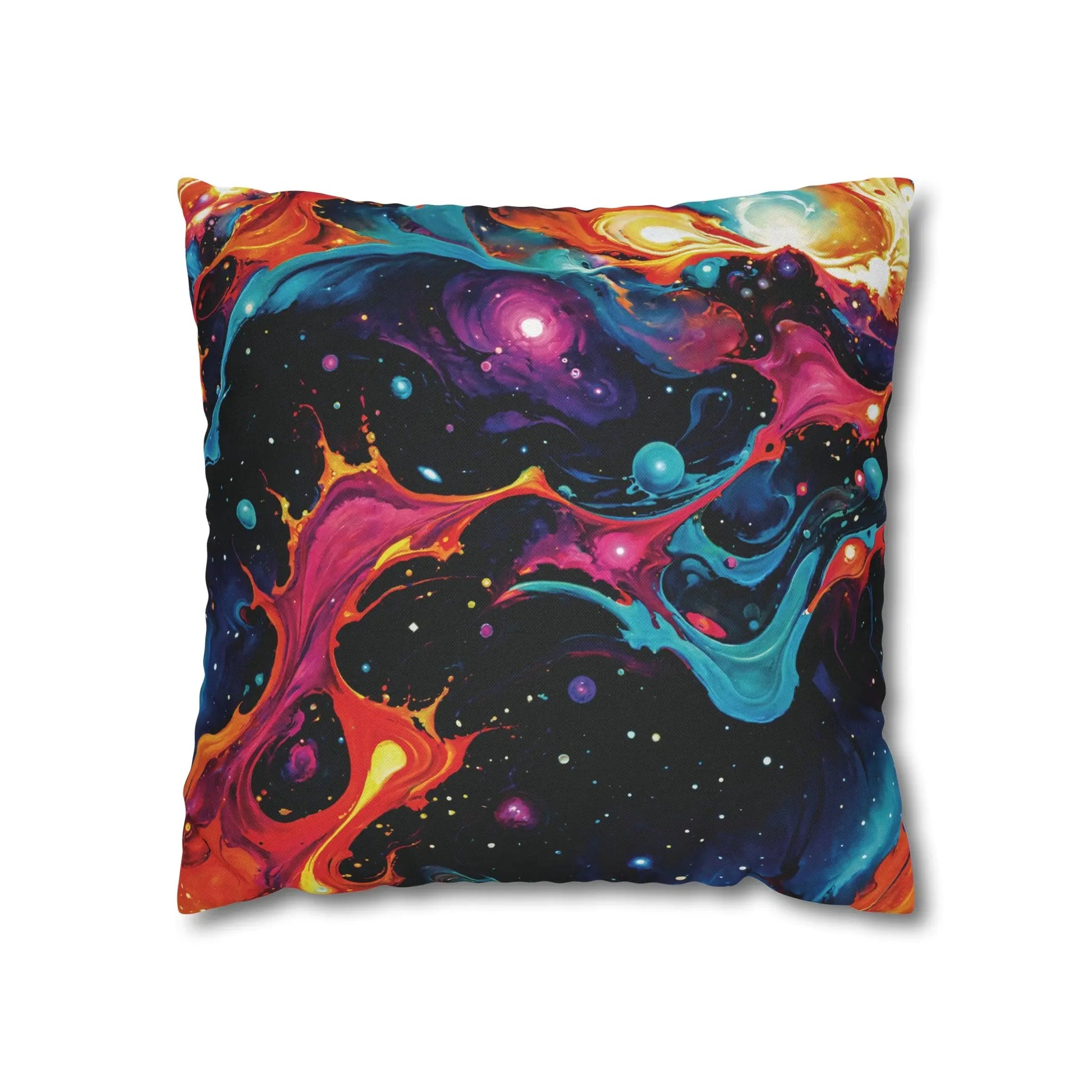 Square Pillow Case - Astral Tempest - by Jelly Kvlt