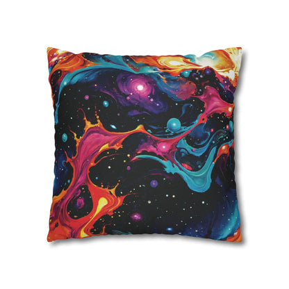 Square Pillow Case - Astral Tempest - by Jelly Kvlt