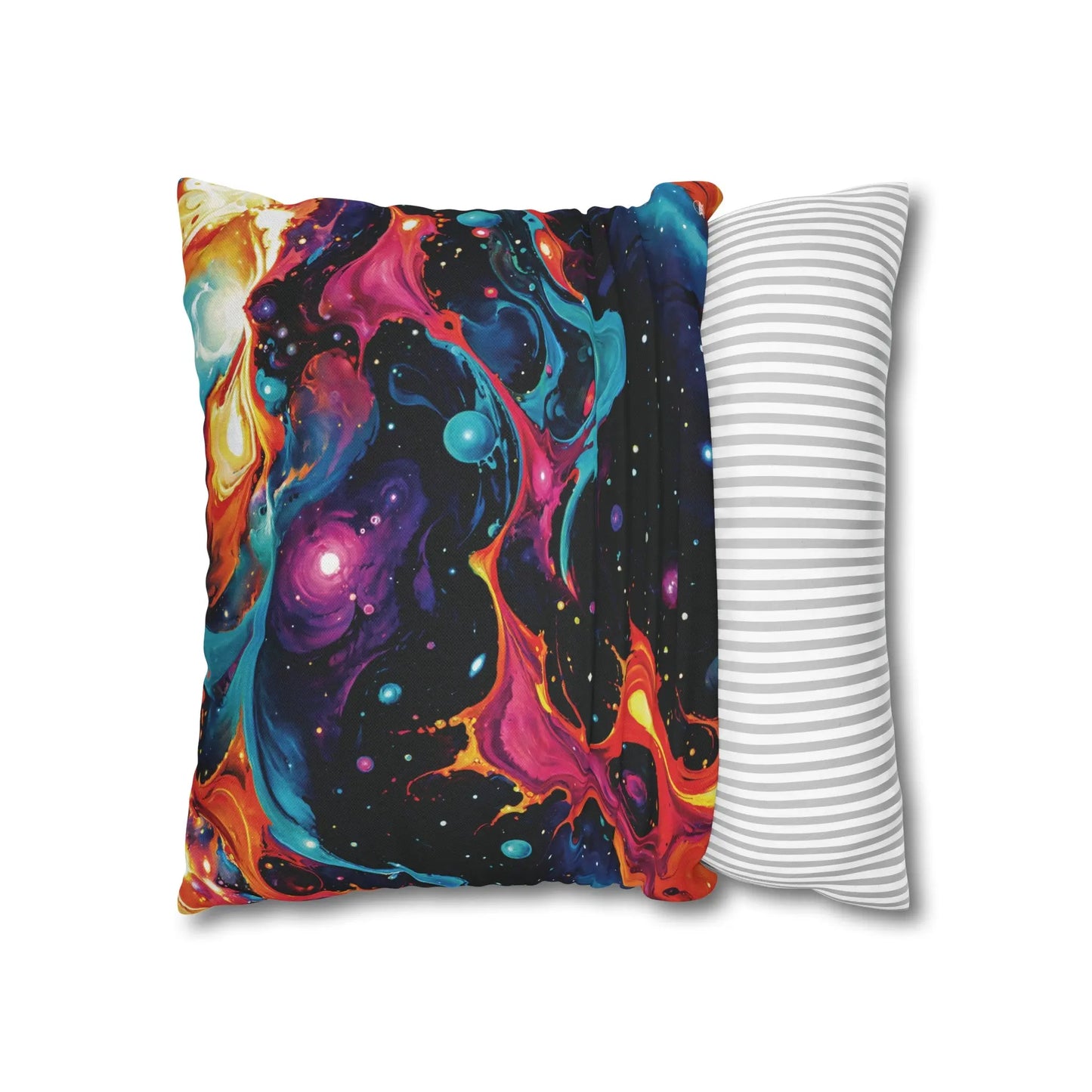 Square Pillow Case - Astral Tempest - by Jelly Kvlt