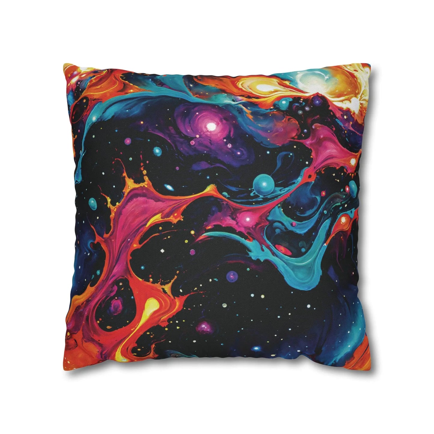 Square Pillow Case - Astral Tempest - by Jelly Kvlt