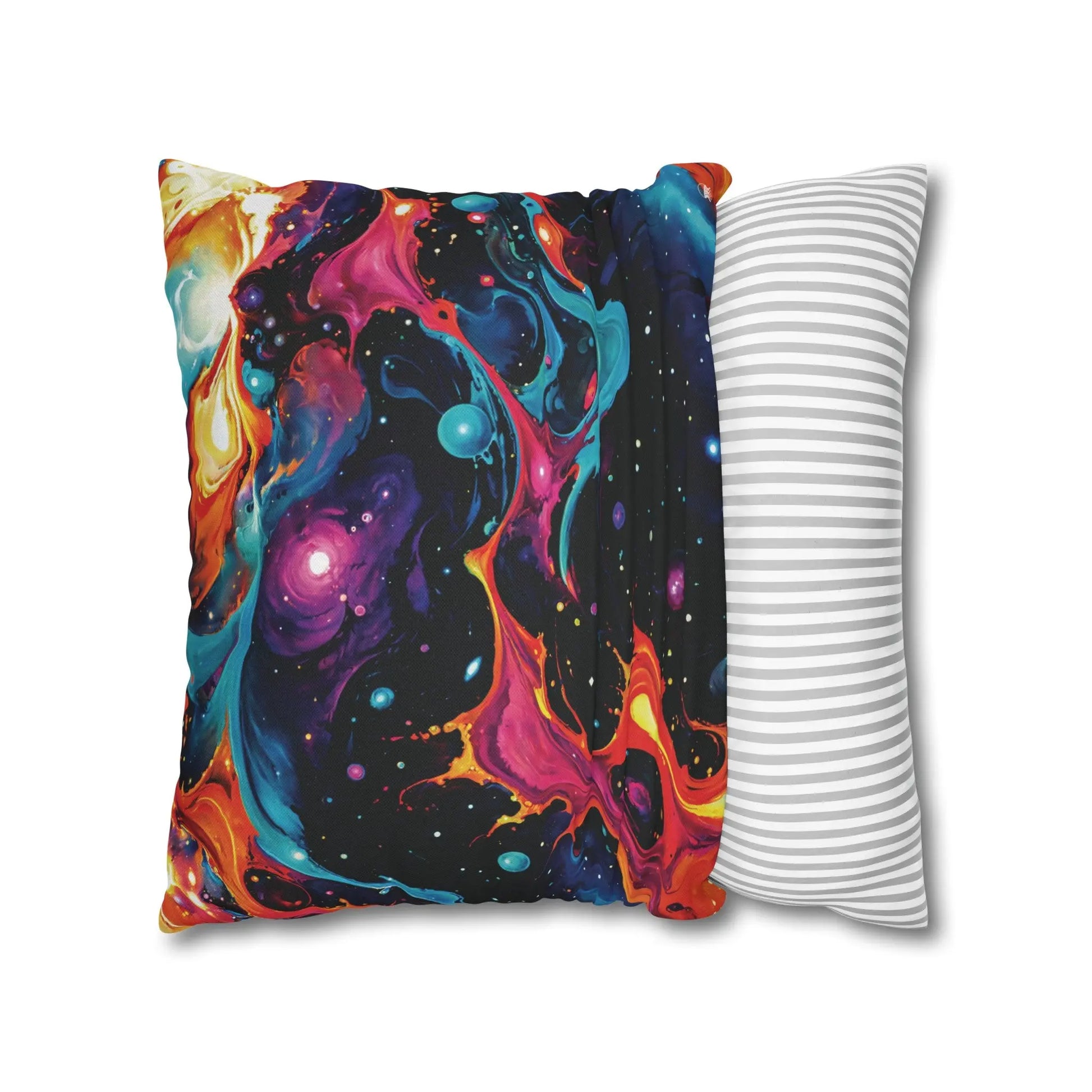 Square Pillow Case - Astral Tempest - by Jelly Kvlt