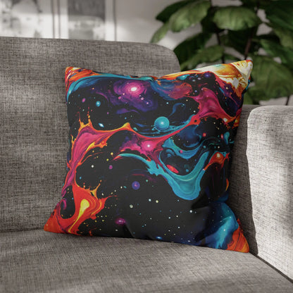 Square Pillow Case - Astral Tempest - by Jelly Kvlt