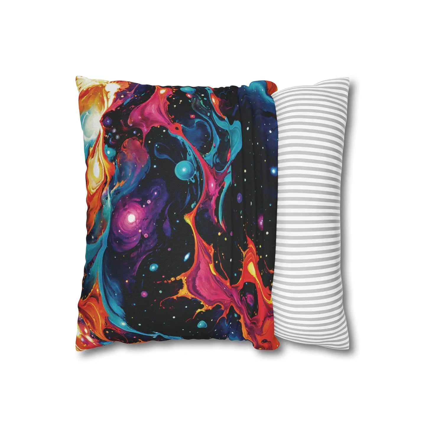 Square Pillow Case - Astral Tempest - by Jelly Kvlt