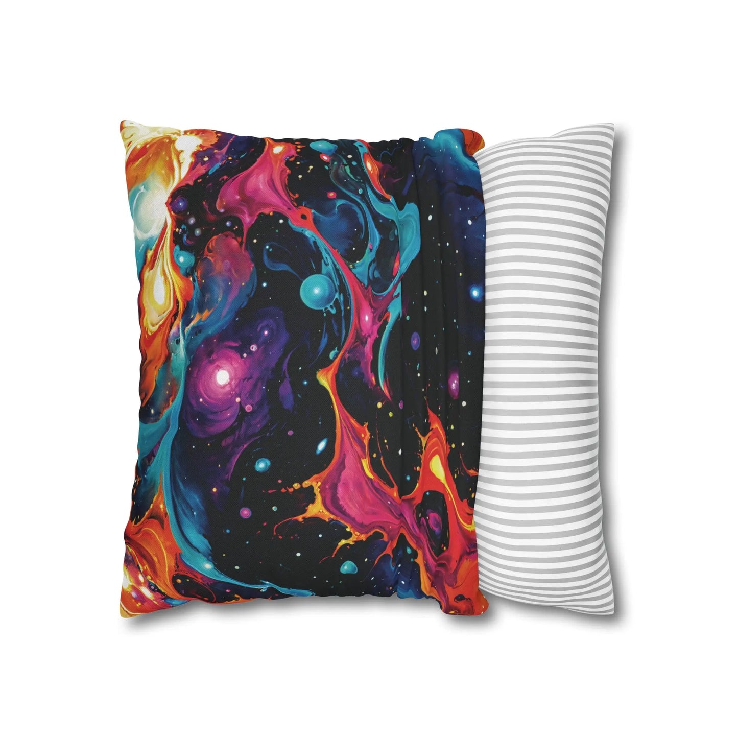 Square Pillow Case - Astral Tempest - by Jelly Kvlt