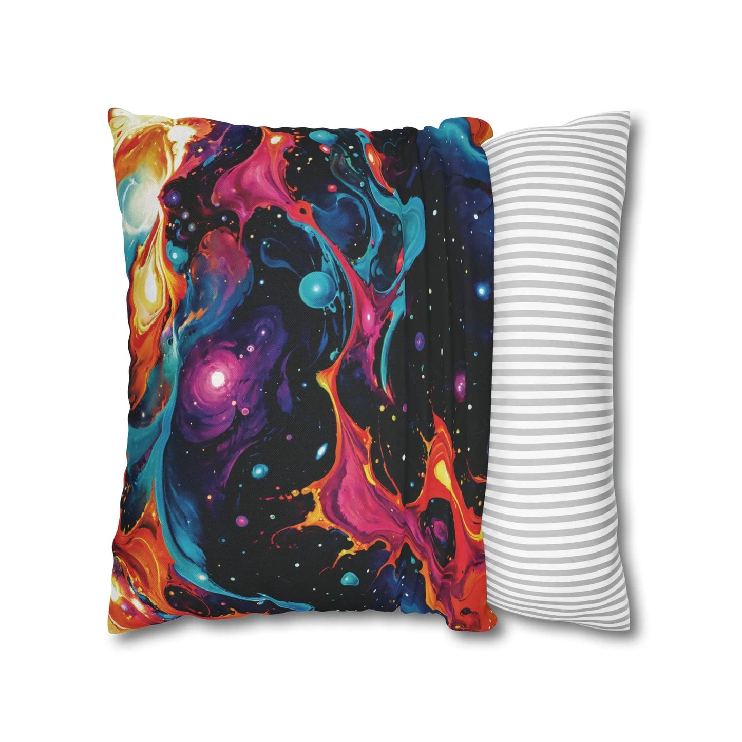 Square Pillow Case - Astral Tempest - by Jelly Kvlt