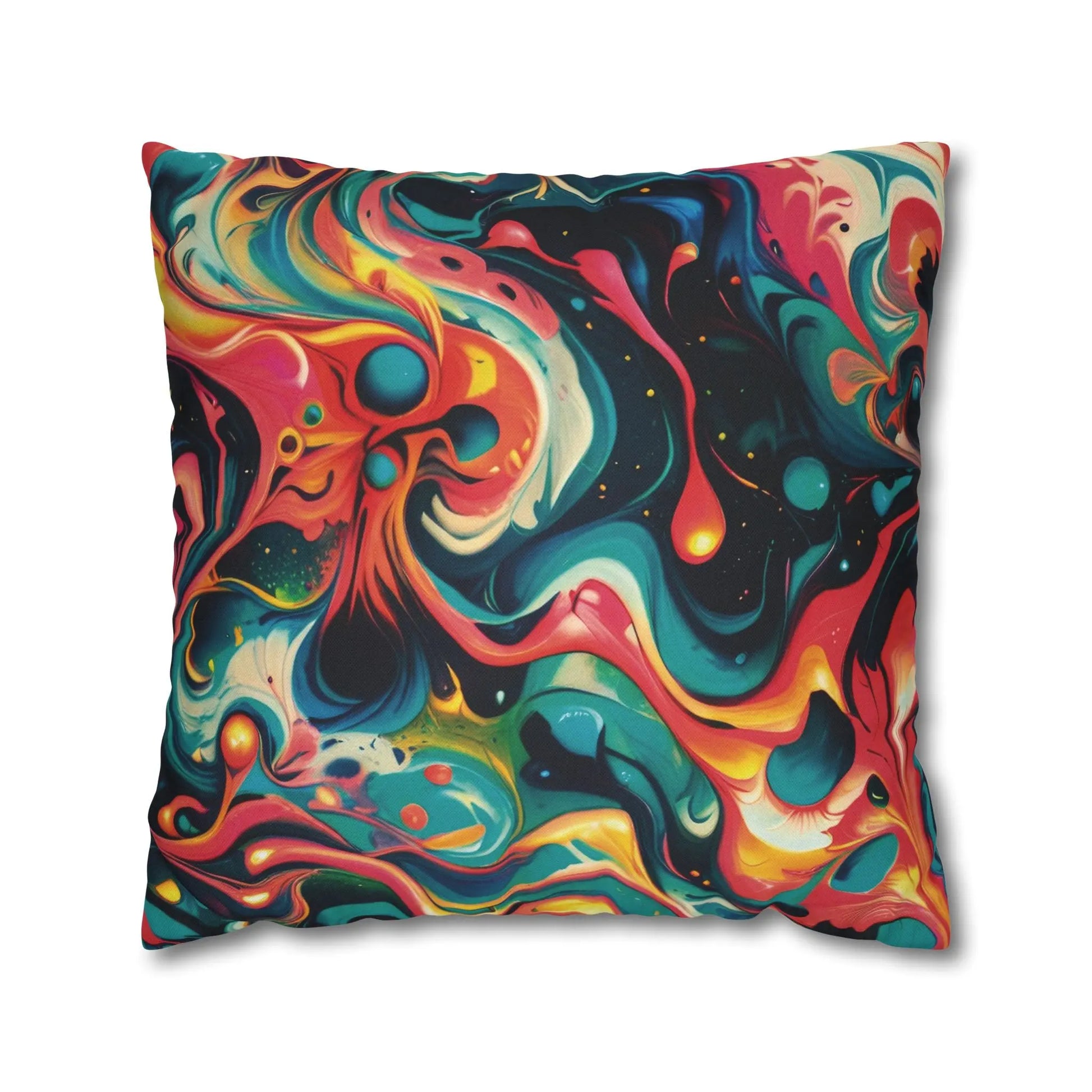 Square Pillow Case - Celestial Splash - by Jelly Kvlt