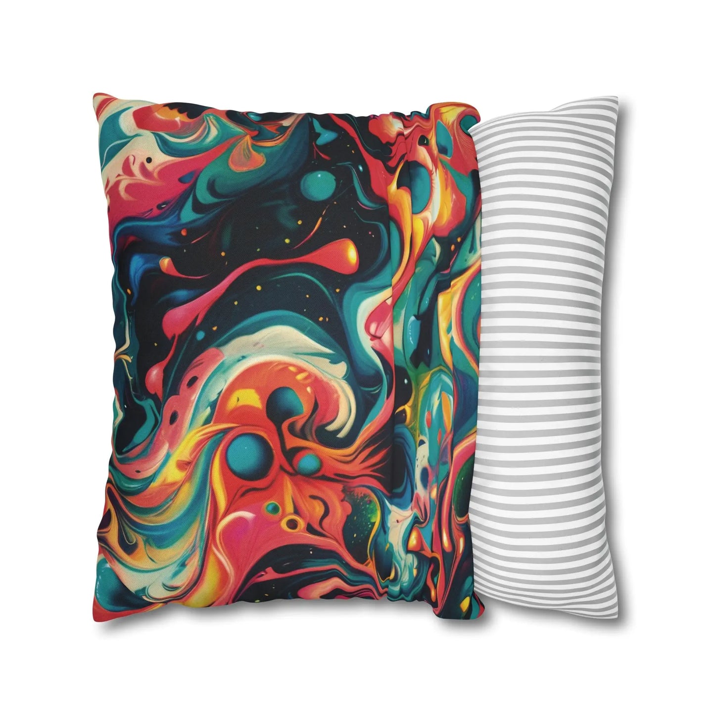 Square Pillow Case - Celestial Splash - by Jelly Kvlt