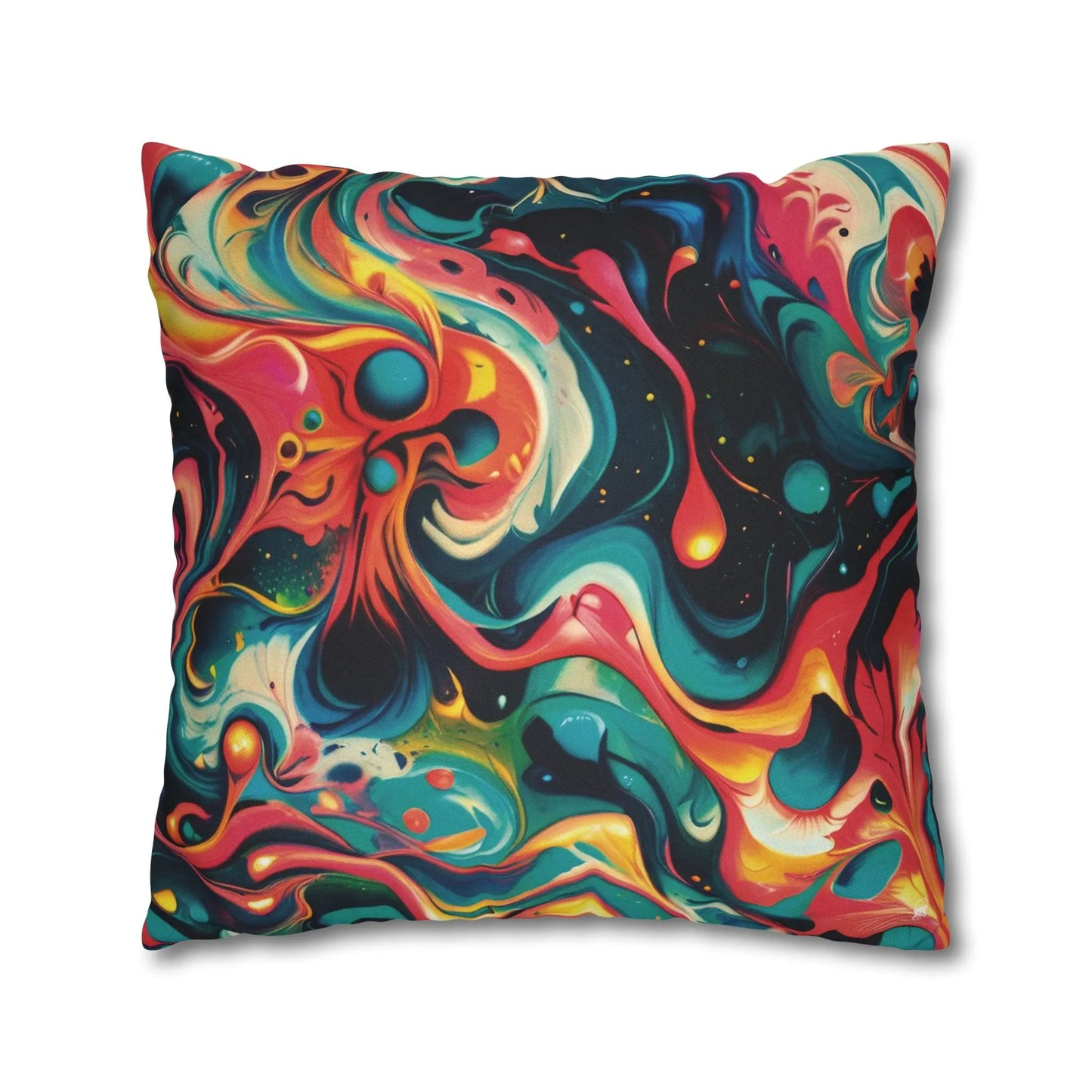 Square Pillow Case - Celestial Splash - by Jelly Kvlt