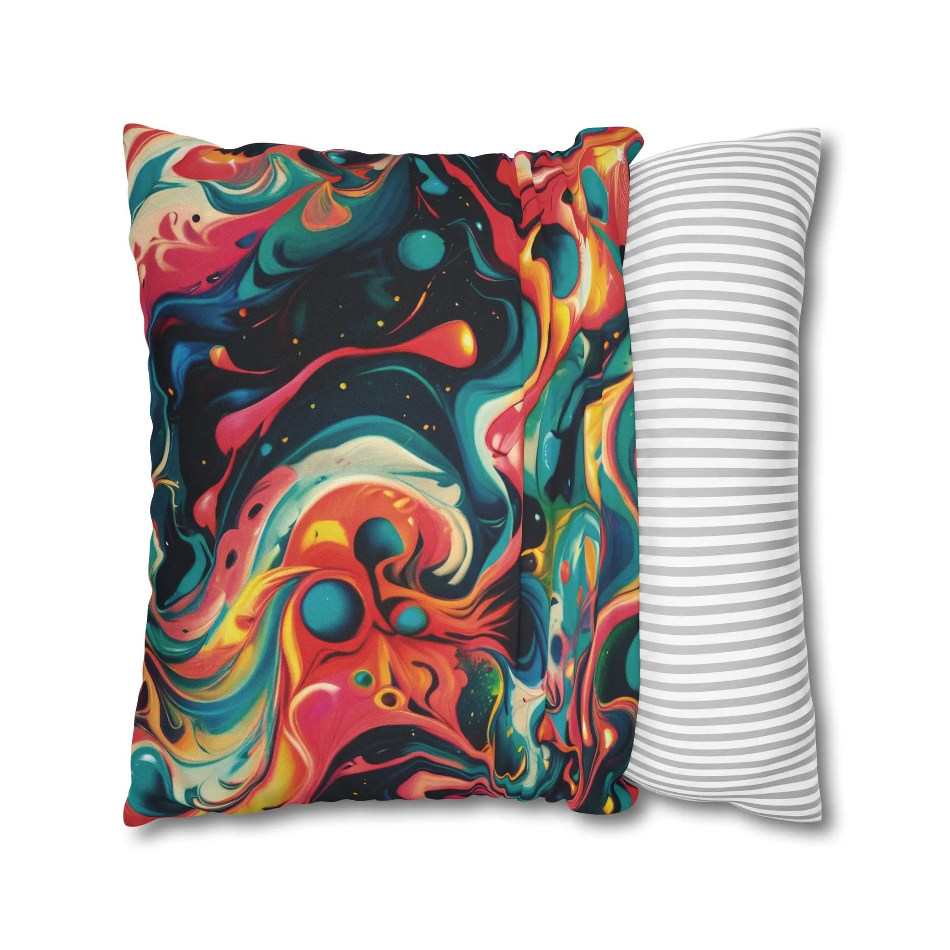 Square Pillow Case - Celestial Splash - by Jelly Kvlt