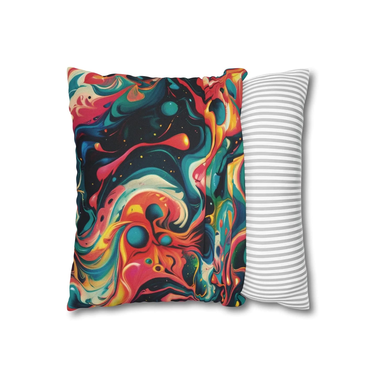 Square Pillow Case - Celestial Splash - by Jelly Kvlt