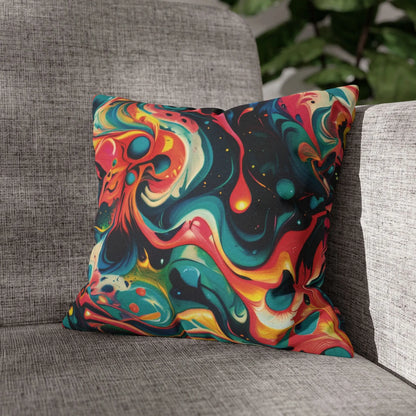 Square Pillow Case - Celestial Splash - by Jelly Kvlt