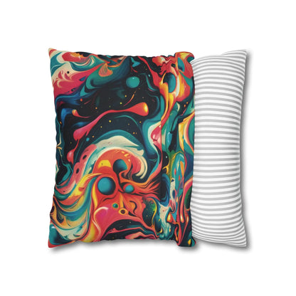 Square Pillow Case - Celestial Splash - by Jelly Kvlt