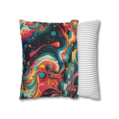 Square Pillow Case - Celestial Splash - by Jelly Kvlt