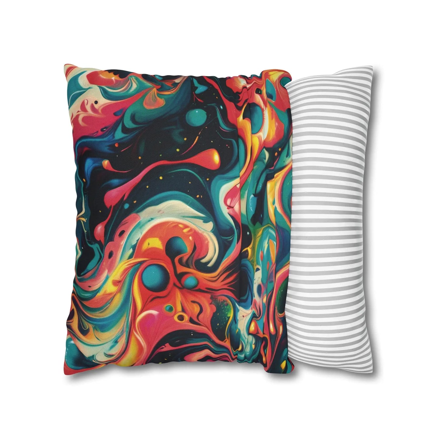 Square Pillow Case - Celestial Splash - by Jelly Kvlt