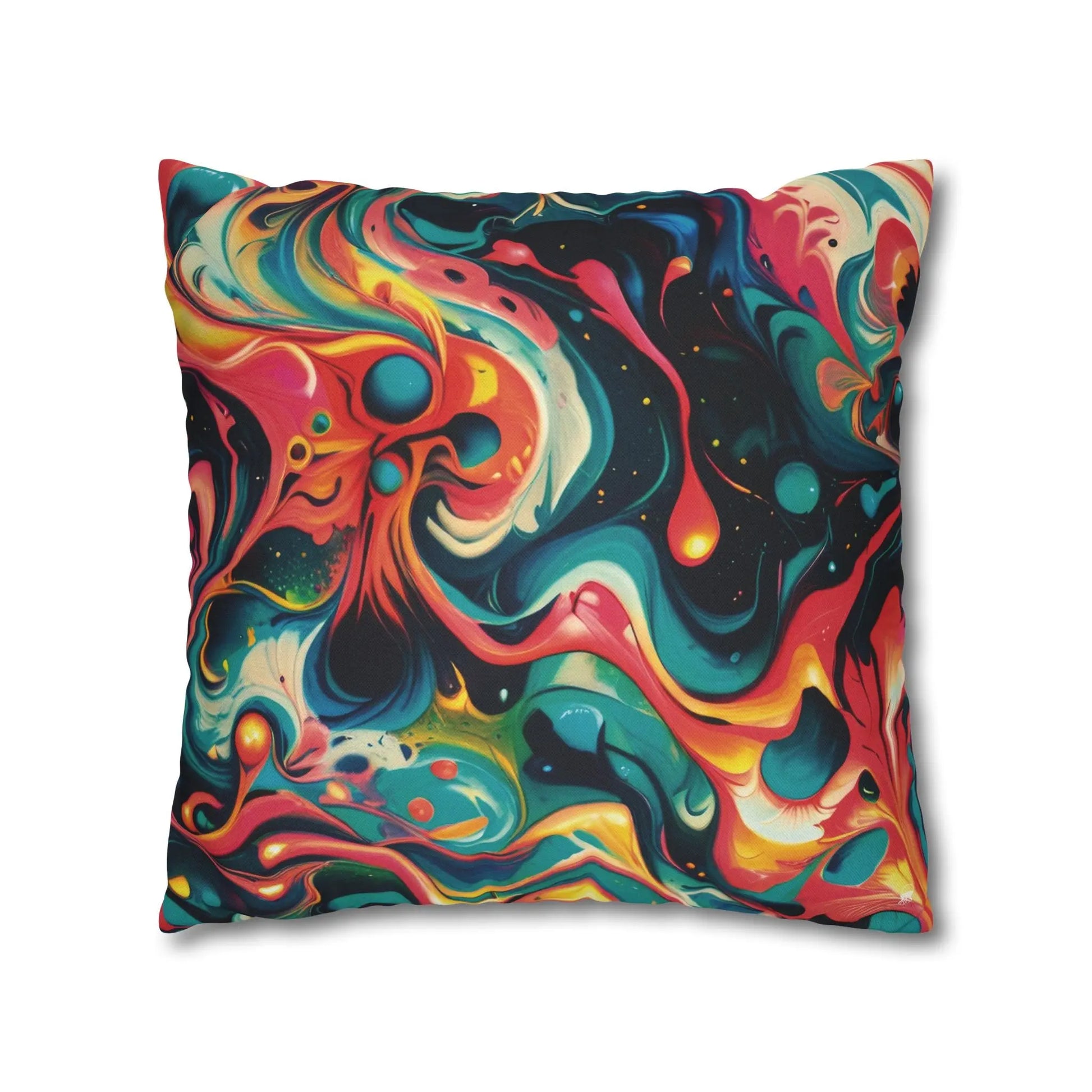 Square Pillow Case - Celestial Splash - by Jelly Kvlt