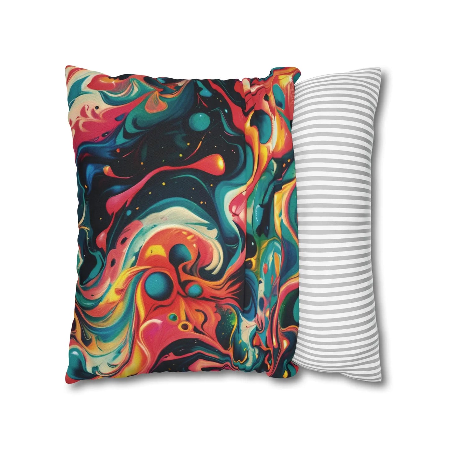 Square Pillow Case - Celestial Splash - by Jelly Kvlt