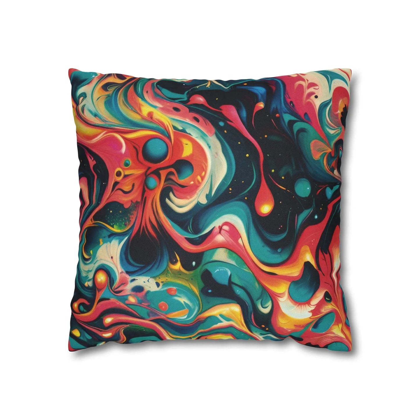 Square Pillow Case - Celestial Splash - by Jelly Kvlt