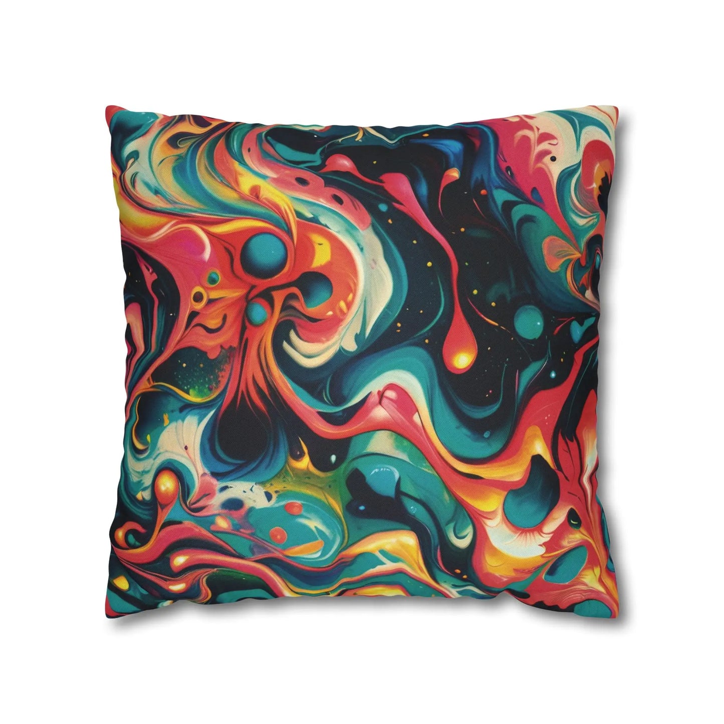 Square Pillow Case - Celestial Splash - by Jelly Kvlt