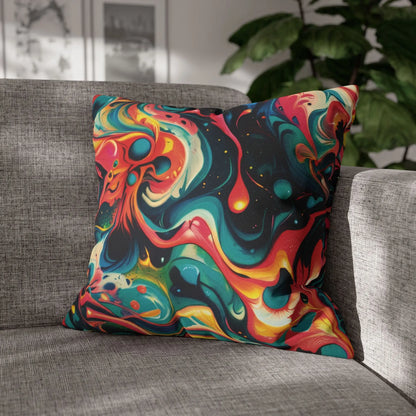 Square Pillow Case - Celestial Splash - by Jelly Kvlt