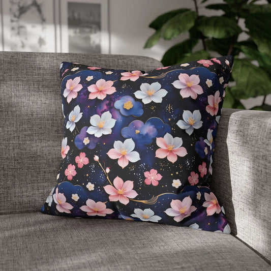 Square Pillow Case - Cosmic Sakura