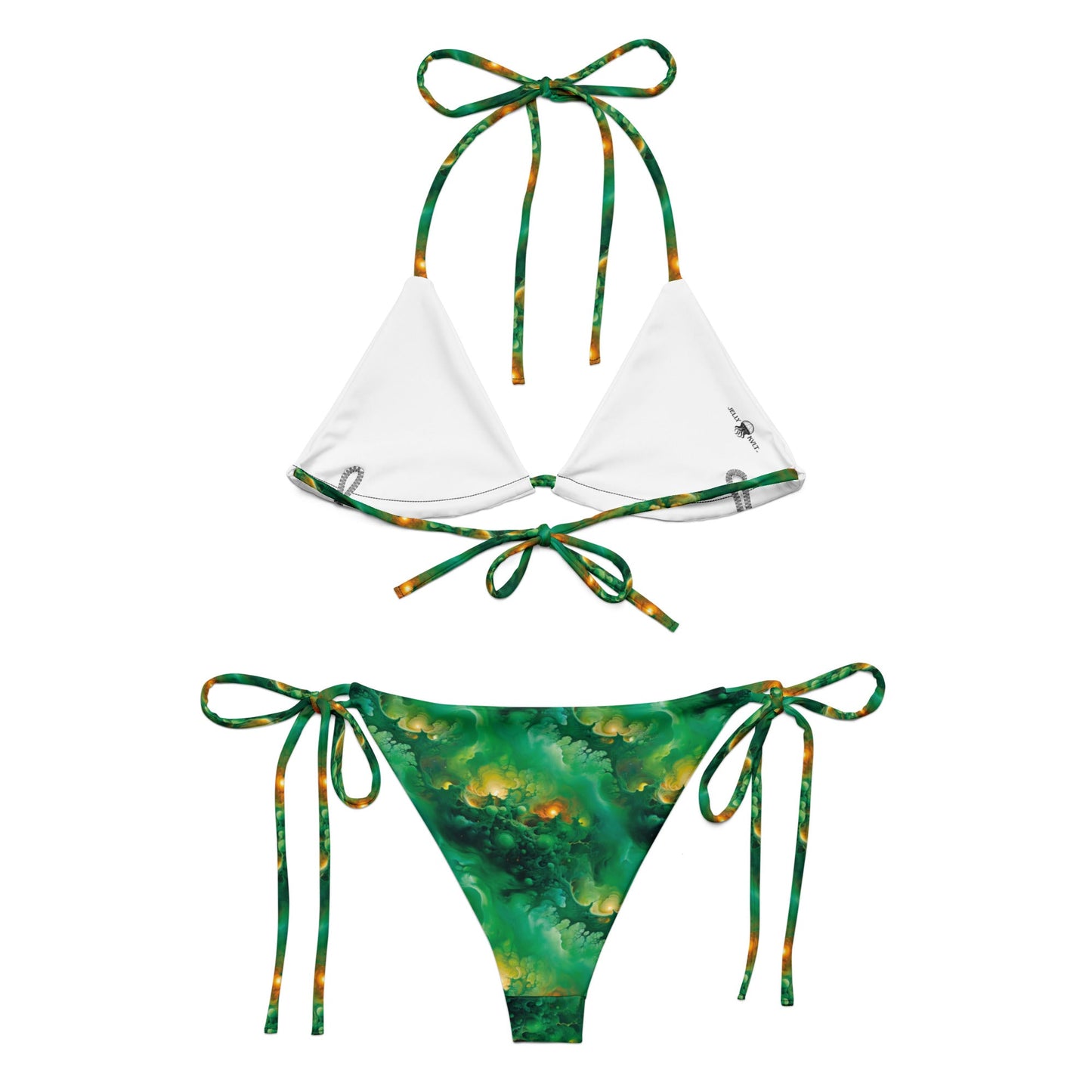 String bikini - Viridian Shroud - by Jelly Kvlt