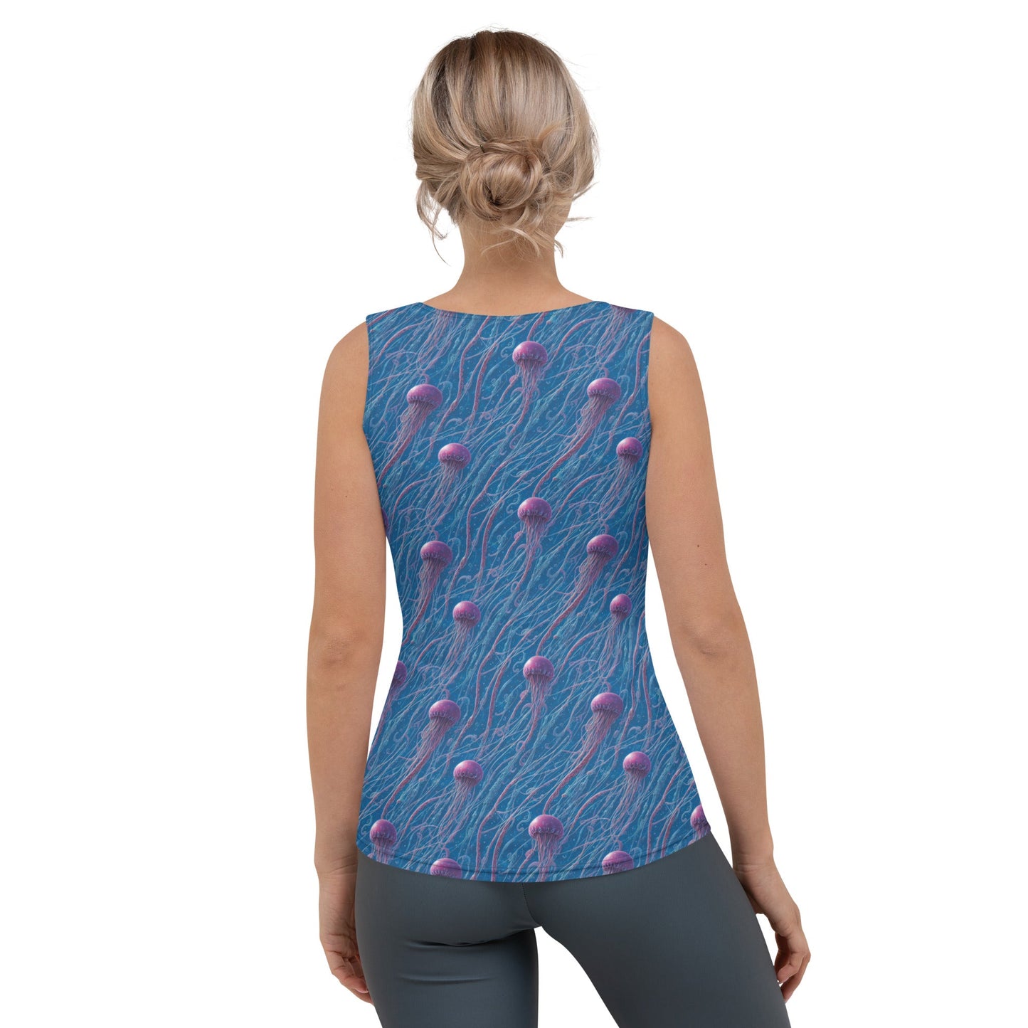 Tank Top - Blue and Violet Jellyfishes | Jelly Kvlt