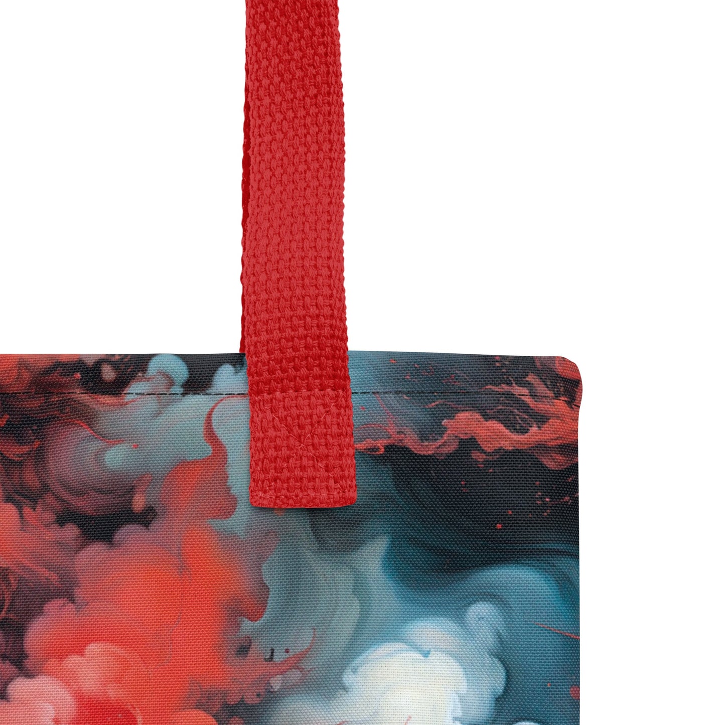 Tote bag - Ethereal Crimson Flow - Dark Jelly Kvlt