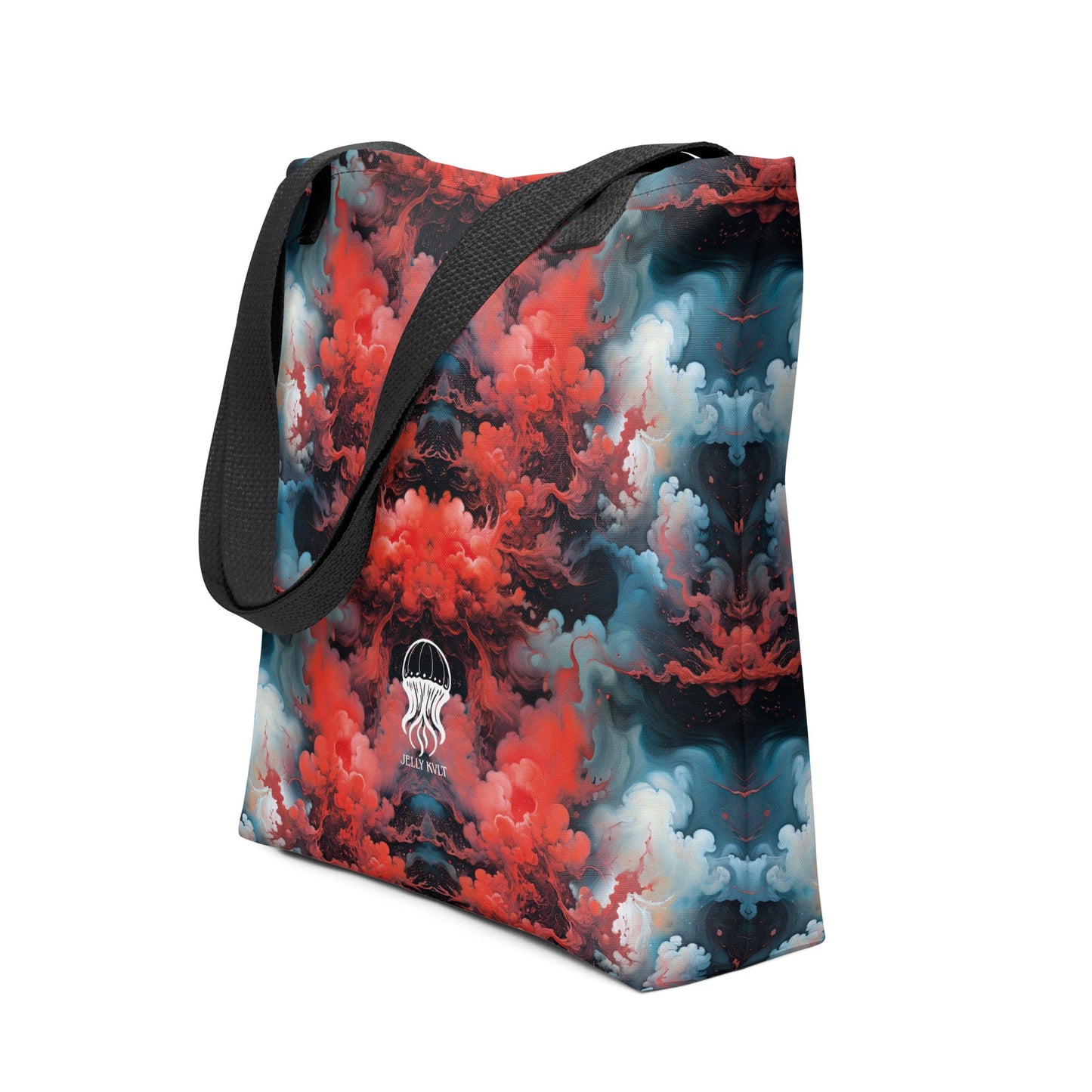 Tote bag - Ethereal Crimson Flow - Dark Jelly Kvlt