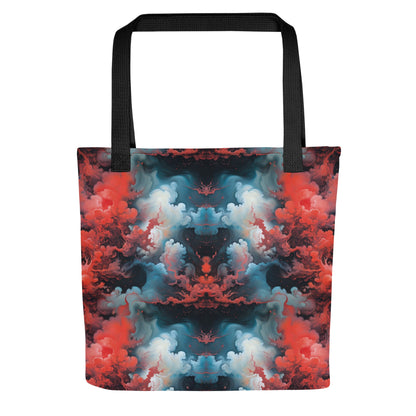 Tote bag - Ethereal Crimson Flow - Dual Harmony Jelly Kvlt