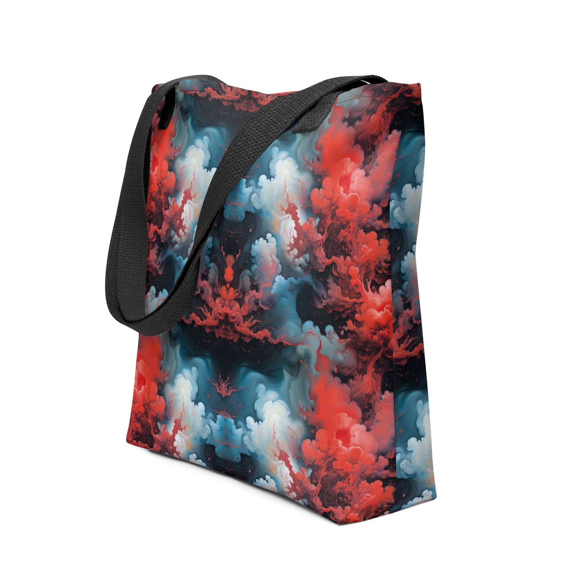 Tote bag - Ethereal Crimson Flow - Dual Harmony Jelly Kvlt