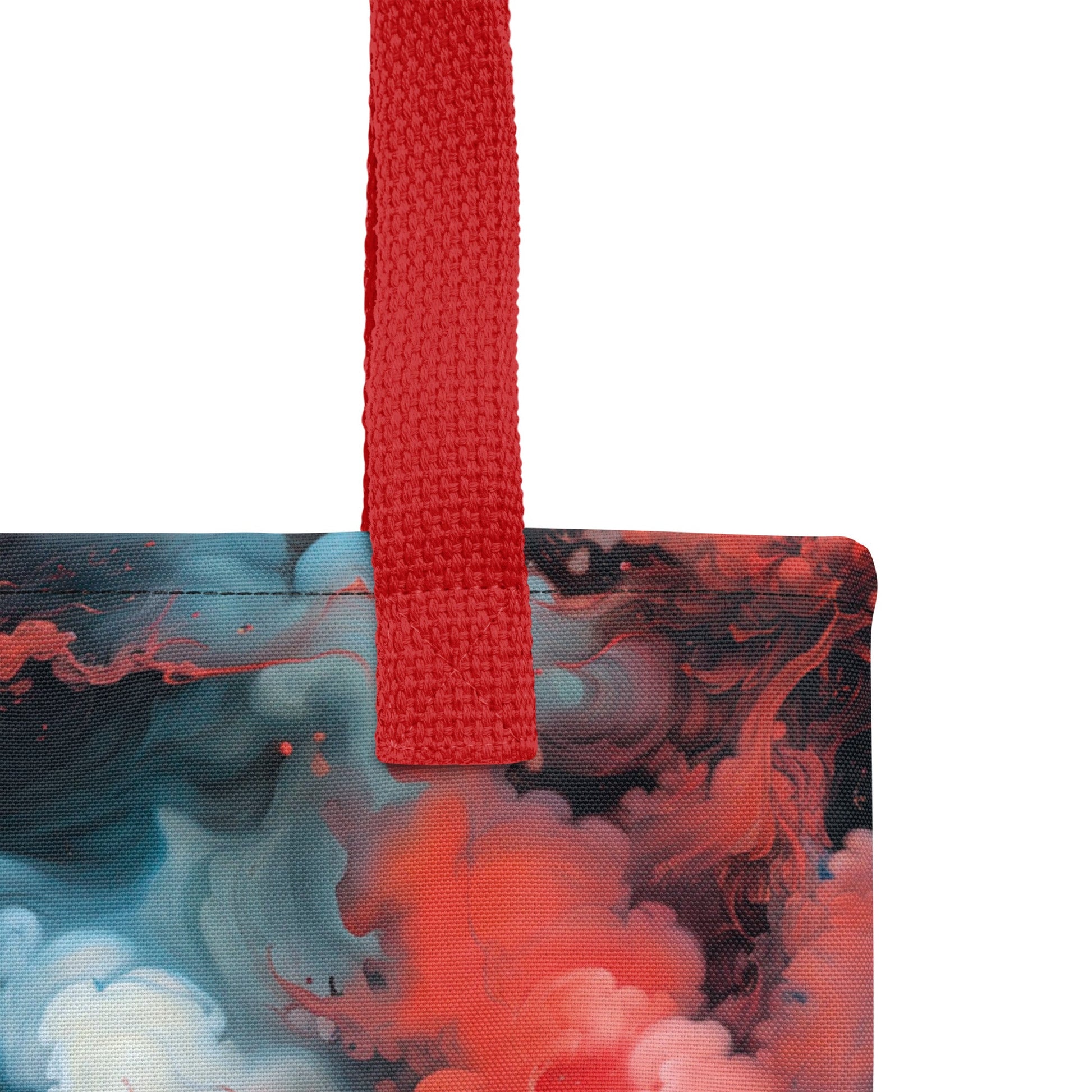 Tote bag - Ethereal Crimson Flow - Light Jelly Kvlt