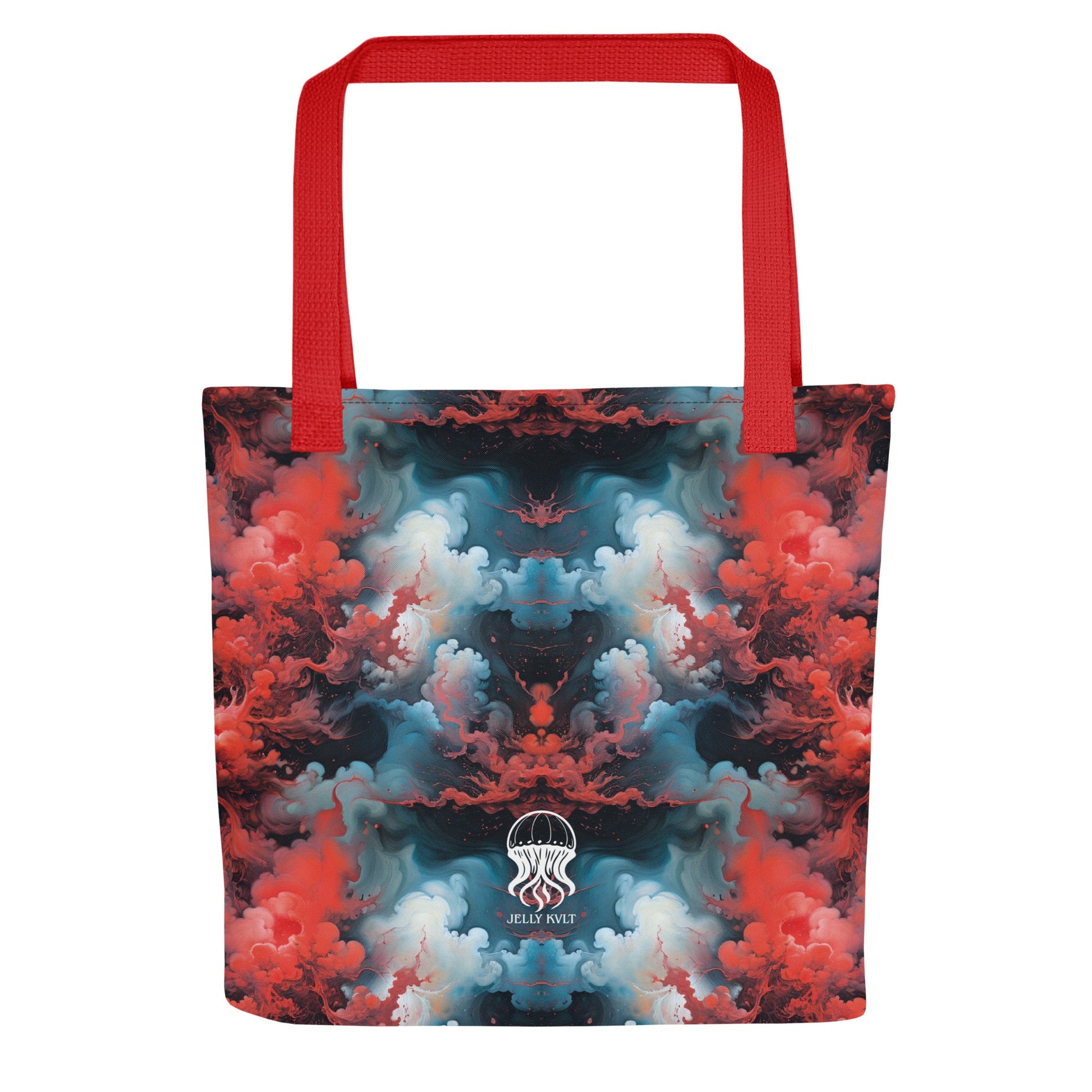 Tote bag - Ethereal Crimson Flow - Light Jelly Kvlt