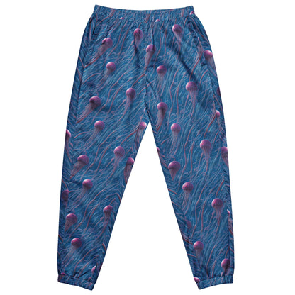 Unisex Track Pants - Blue and Violet Jellyfishes | Jelly Kvlt