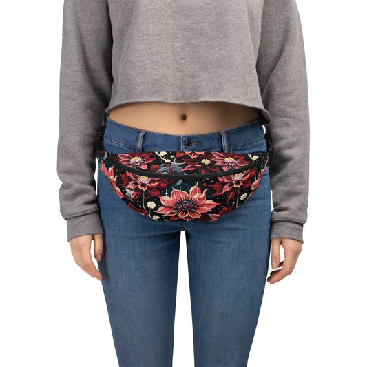 Twilight Dahlia Fanny Pack | Stylish & Functional