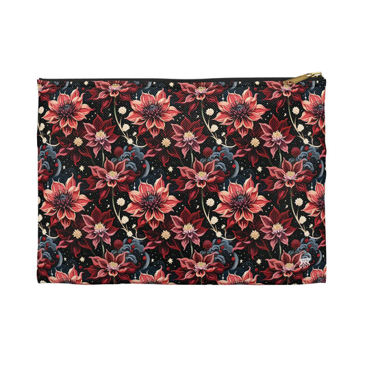 Twilight Dahlia accessory pouch - by Jelly Kvlt