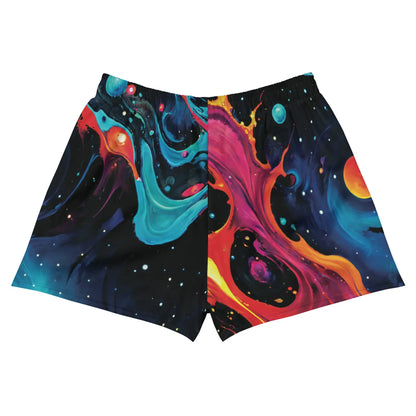 Unisex Athletic Shorts - Astral Tempest - by Jelly Kvlt