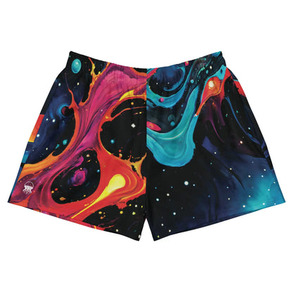 Unisex Athletic Shorts - Astral Tempest - by Jelly Kvlt