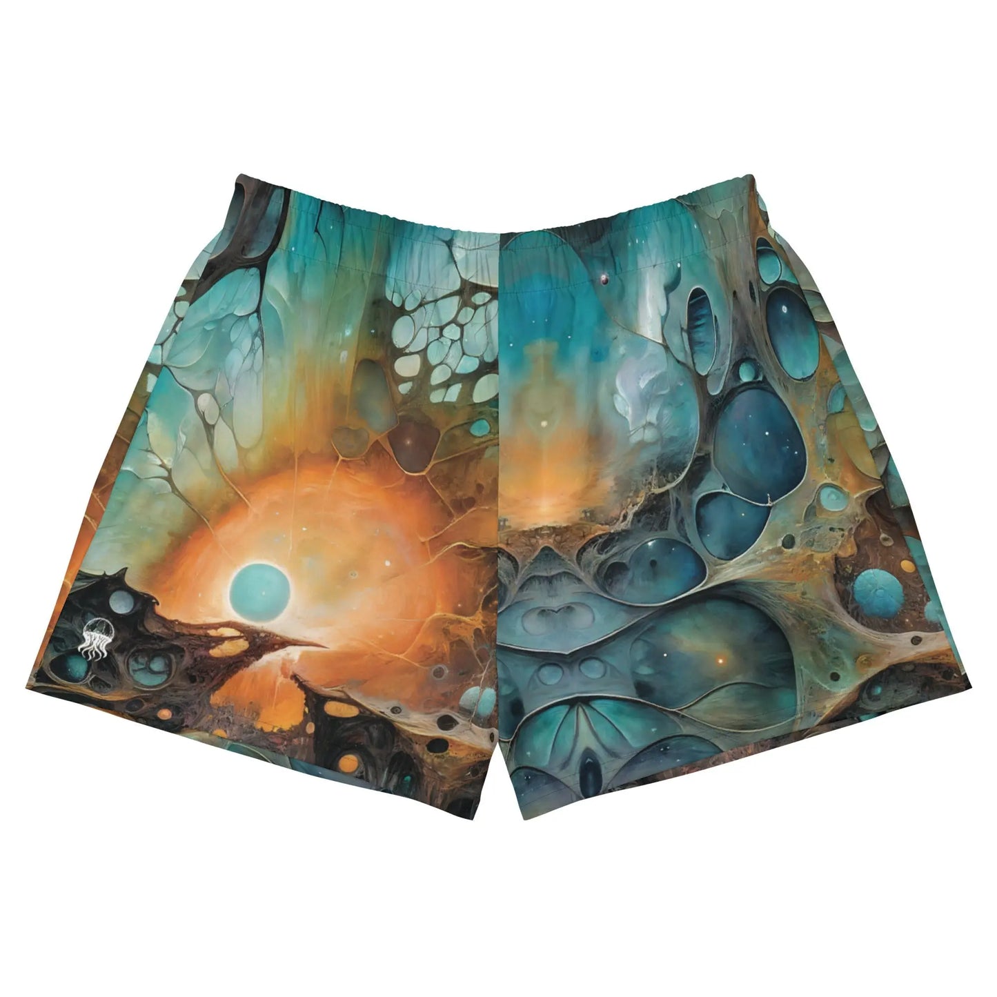 Unisex Athletic Shorts - Chthonic Echoes by Jelly Kvlt