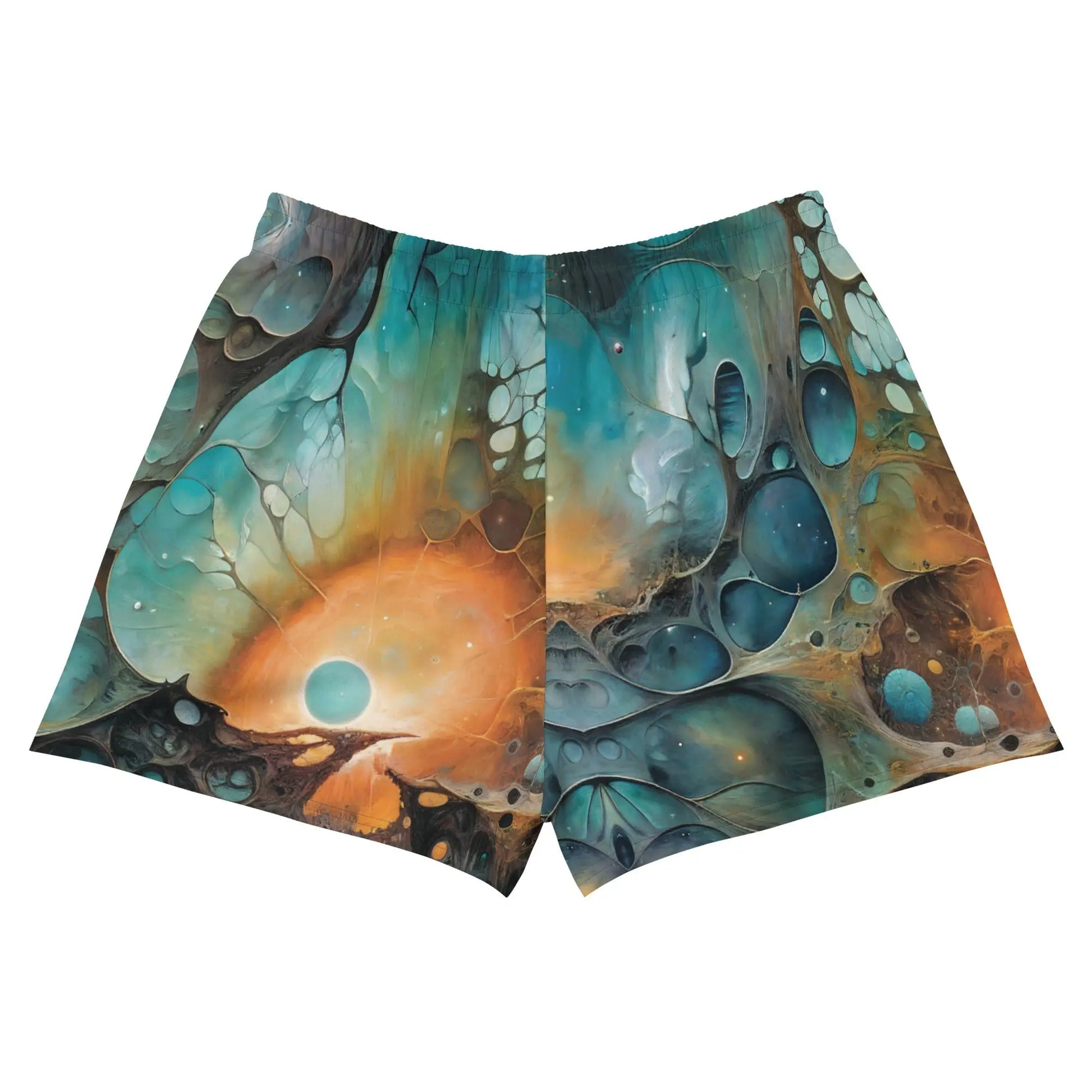 Unisex Athletic Shorts - Chthonic Echoes by Jelly Kvlt