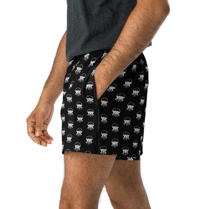 Unisex Athletic Shorts - Jellyfish Invaders: Lightweight & Unique Style