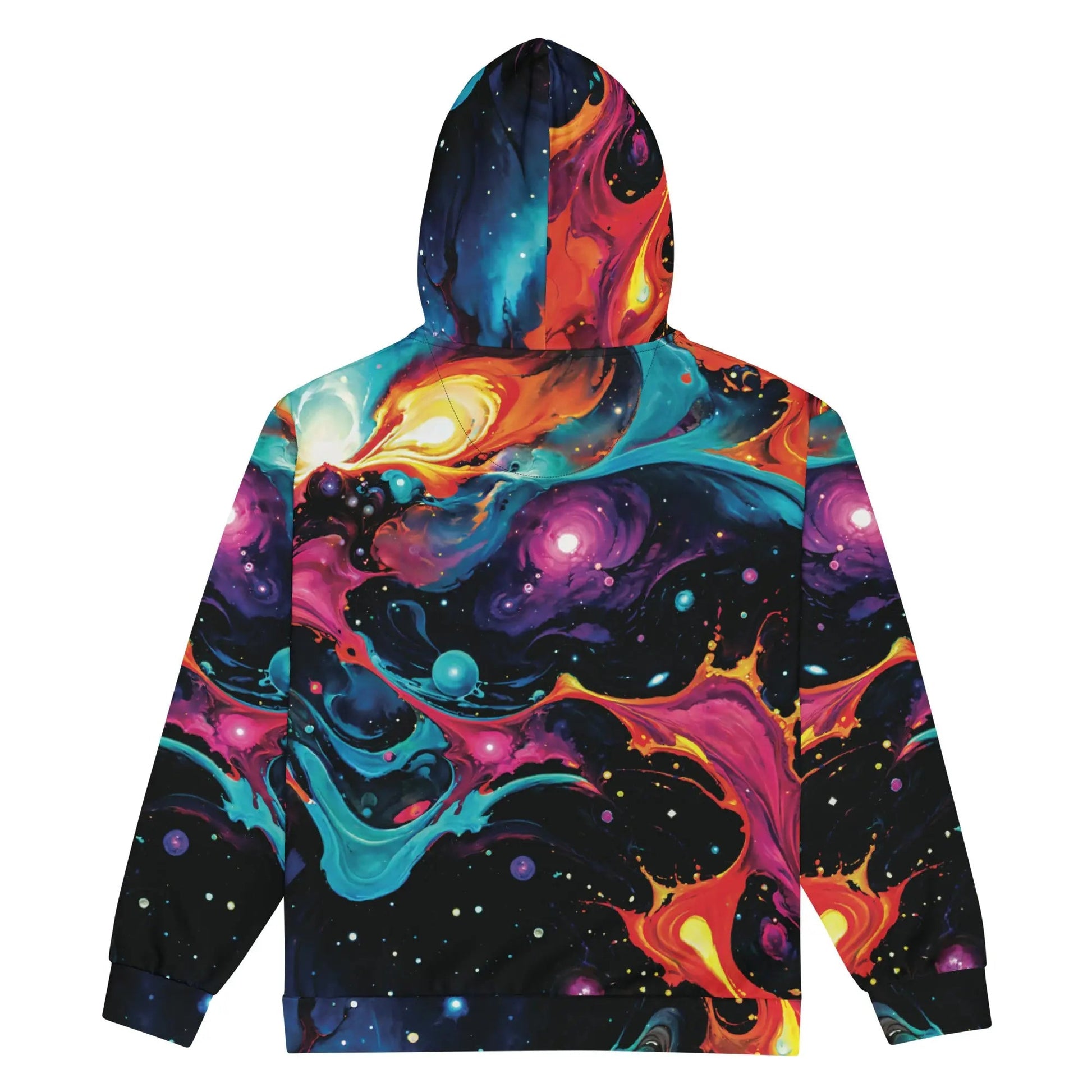 Unisex Comfort Zip Hoodie - Astral Tempest - by Jelly Kvlt