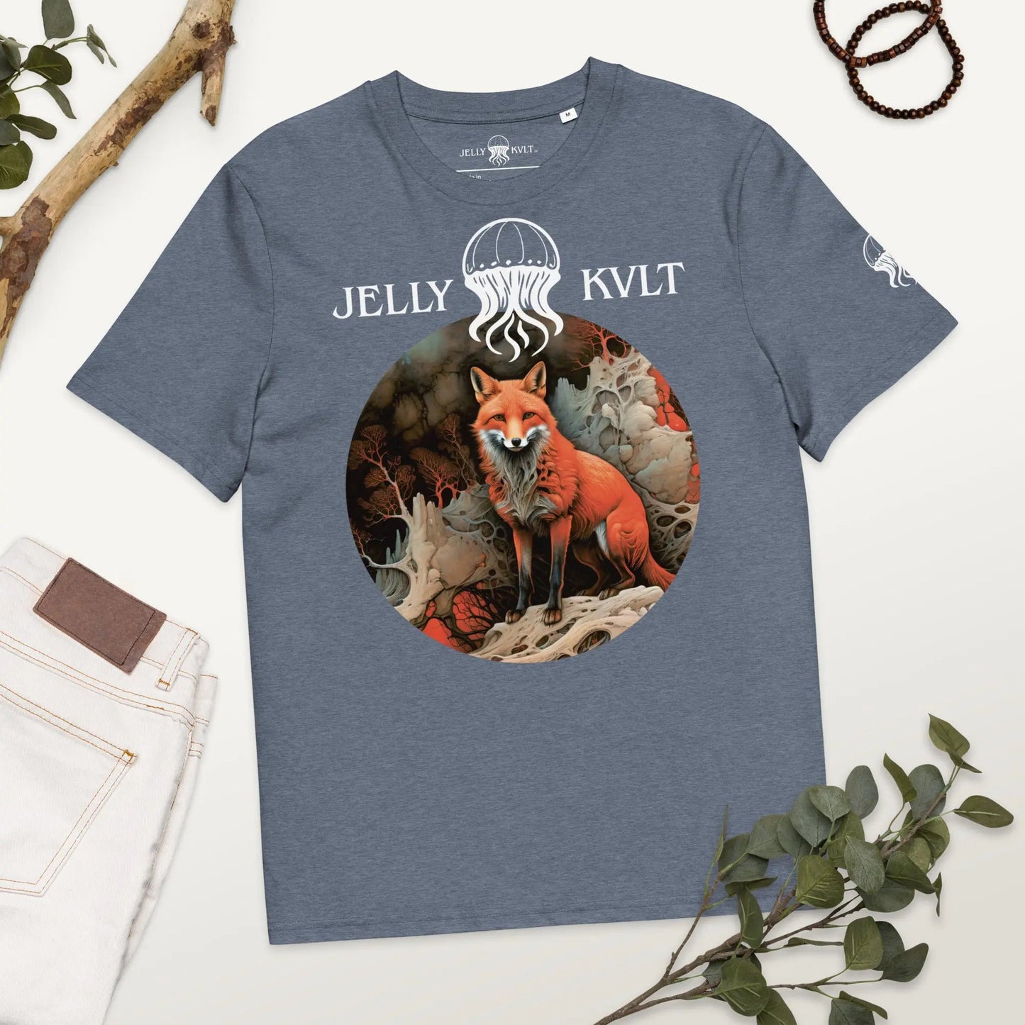 Unisex Organic Cotton T-shirt - Red Fox - by Stanley/Stella