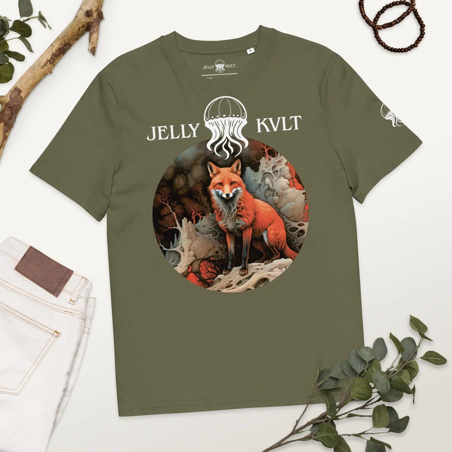 Unisex Organic Cotton T-shirt - Red Fox - by Stanley/Stella