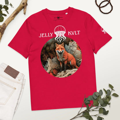 Unisex Organic Cotton T-shirt - Red Fox - by Stanley/Stella