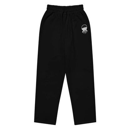 Unisex Wide-leg Joggers - Noir - by Jelly Kvlt